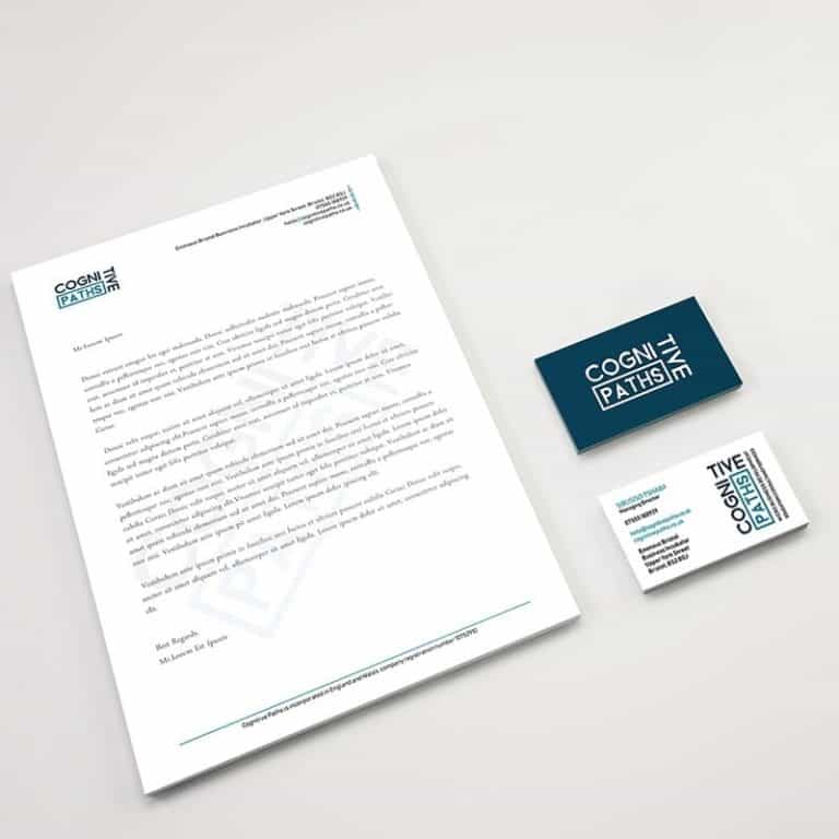 Business card and letterhead design for non profit