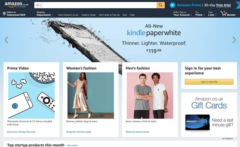 Amazon 2019 paid ads on website managed by PPC ads manager
